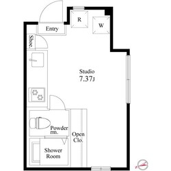 ブライトハウス町屋の物件間取画像